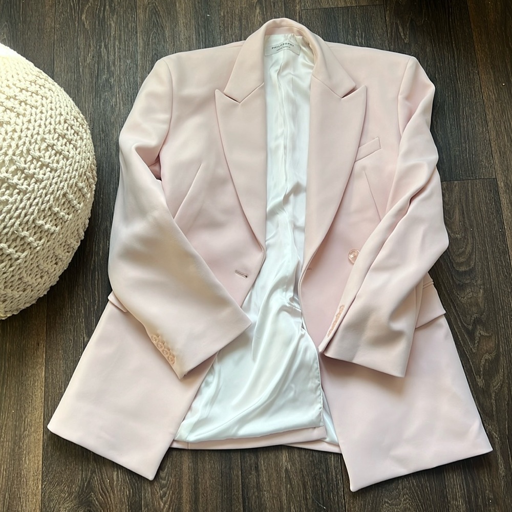 Philosophy Di Lorenzo Serafini Natural Single-breasted Blazer